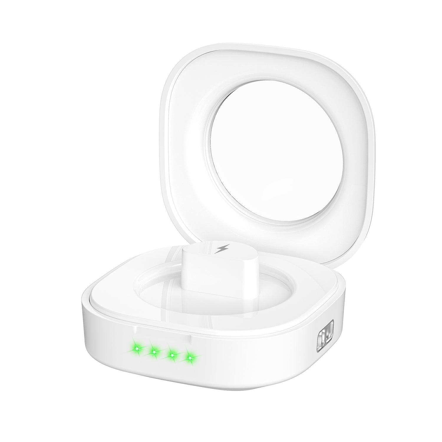 Rollme Charging Box for Smart Ring white finish