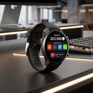 Smart Watch IP67 Waterproof Rubber AMOLED Display