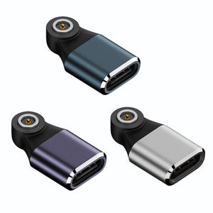 Magnetic Smart Ring Charging Adapter Type C Female 1-Pin Contact Charger